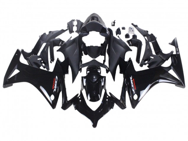 Carenados Moto Honda CBR500R 2013-2015 - Negro Brillante Negro Mate