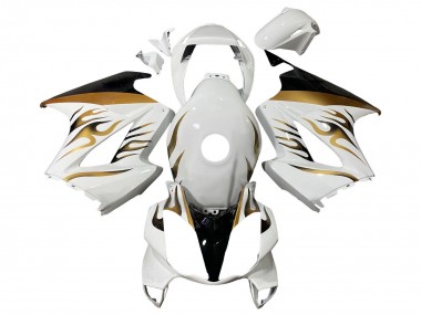 Carenados Moto Honda VFR 800 2002-2013 - Blanco Oro Llama