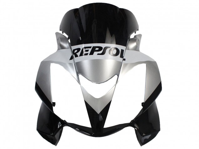 Carenados Moto Honda VFR 800 2002-2013 - Plata Negro Brillante Repsol