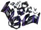 Carenados Moto Honda CBR1000RR 2004-2005 - Negro Brillante Púrpura Raya