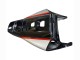 Carenados Moto Honda CBR1000RR 2004-2005 - Plata Negro Brillante Rojo Raya