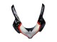 Carenados Moto Honda CBR1000RR 2004-2005 - Plata Negro Brillante Rojo Raya