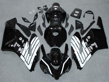 Carenados Moto Honda CBR1000RR 2004-2005 - Negro Brillante Blanco
