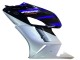 Carenados Moto Honda CBR1000RR 2004-2005 - Plata Azul Negro Brillante