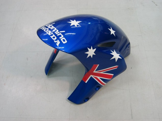 Carenados Moto Honda CBR1000RR 2004-2005 - Blanco Azul Rojo Negro Brillante Estrella Carrera Lee