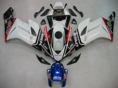 Carenados Moto Honda CBR1000RR 2004-2005 - Blanco Azul Rojo Negro Brillante Estrella Carrera Lee