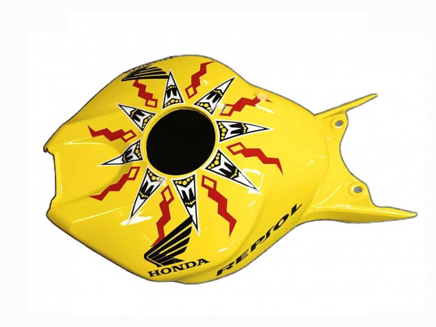 Carenados Moto Honda CBR1000RR 2004-2005 - Amarillo Naranja Negro Brillante Repsol Rossi 46