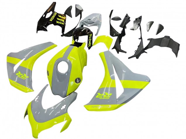 Carenados Moto Honda CBR1000RR 2008-2011 - Nardo Gris Fluorescent Verde