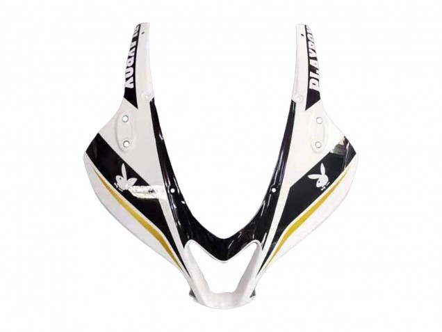Carenado Moto Honda CBR600RR 2007-2008 - Blanco Oro Negro Brillante Playboy