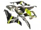 Carenados Moto Honda CBR600RR 2007-2008 - Gris Fluorescent Amarillo Tiburón