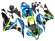 Carenados Moto Honda CBR600RR 2007-2008 - Verde Amarillo Negro Brillante Tiburón 46