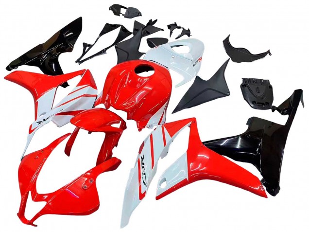 Carenado Moto Honda CBR600RR 2007-2008 - Blanco Rojo Negro Brillante