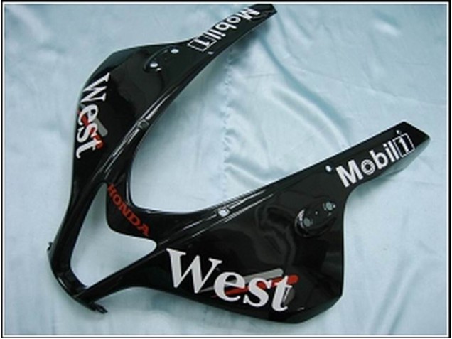Carenados Moto Honda CBR600RR 2007-2008 - Negro Brillante Blanco West