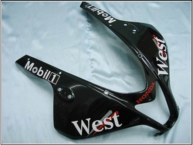 Carenados Moto Honda CBR600RR 2007-2008 - Negro Brillante Blanco West