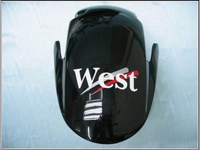 Carenados Moto Honda CBR600RR 2007-2008 - Negro Brillante Blanco West