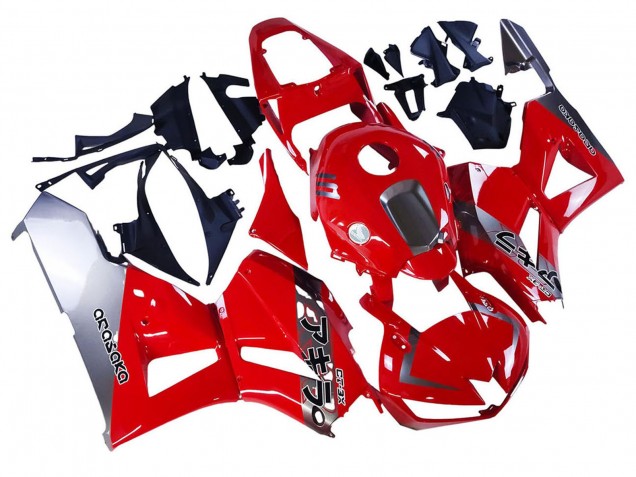 Carenados Moto Honda CBR600RR 2013-2023 - Plata Rojo