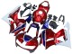 Carenados Moto Honda CBR600RR 2013-2023 - Blanco Rojo Azul HRC