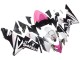 Carenados Moto Kawasaki ZX10R 2004-2005 - Negro Rosa Blanco Playboy Motul