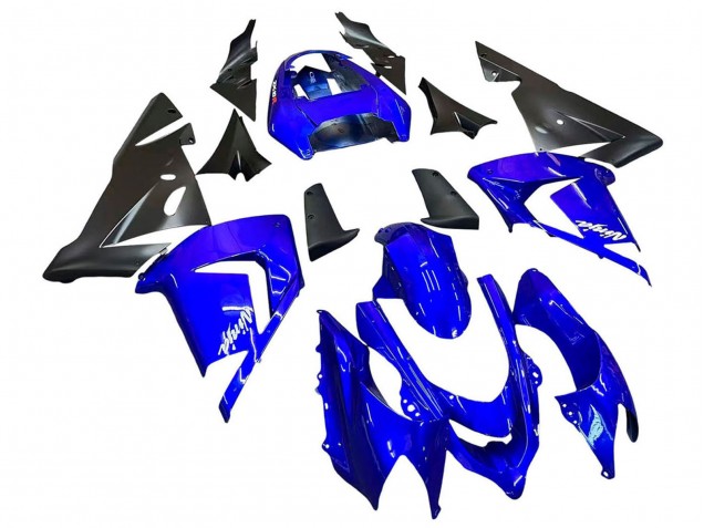 Carenados Moto Kawasaki ZX10R 2004-2005 - Azul Negro Ninja
