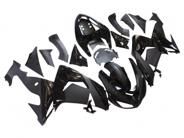 Carenados Moto Kawasaki ZX10R 2006-2007 - Negro Mate Negro Brillante