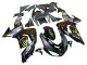 Carenados Moto Kawasaki ZX10R 2006-2007 - Gris Amarillo Negro Brillante Monstruo Elf