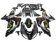 Carenados Moto Kawasaki ZX10R 2006-2007 - Gris Amarillo Negro Brillante Monstruo Elf
