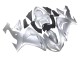 Carenados Moto Kawasaki ZX10R 2006-2007 - Plata Negro Ninja