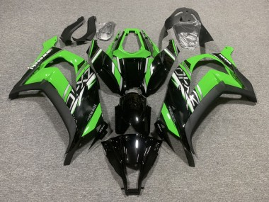 Carenados Moto Kawasaki ZX10R 2011-2015 - Verde Negro Brillante Negro Mate