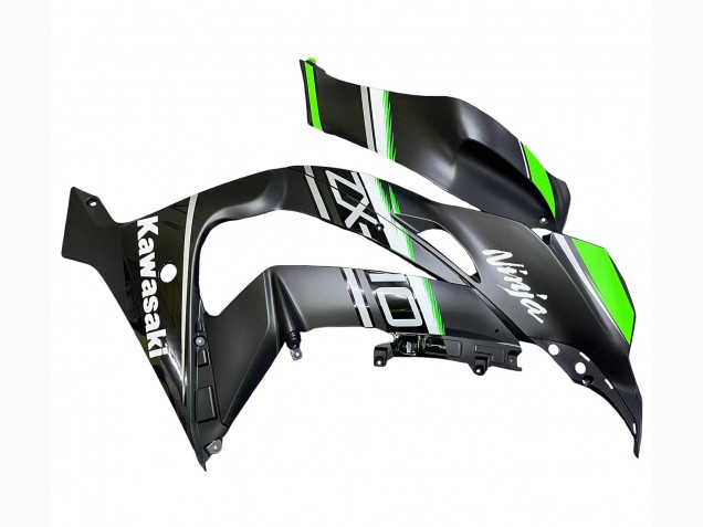 Carenados Moto Kawasaki ZX10R 2016-2020 - Negro Mate Verde Blanco Ninja