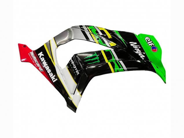 Carenados Moto Kawasaki ZX10R 2016-2020 - Verde Amarillo Rojo Negro Elf Monstruo