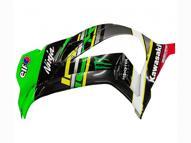 Carenados Moto Kawasaki ZX10R 2016-2020 - Verde Amarillo Rojo Negro Elf Monstruo