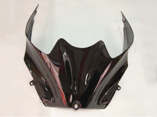 Carenado Moto Kawasaki ZX14R ZZR1400 2006-2011 - Negro Brillante Verde Llama