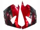 Kits Carenado Moto Kawasaki ZX14R ZZR1400 2006-2011 - Negro Brillante Rojo Llama