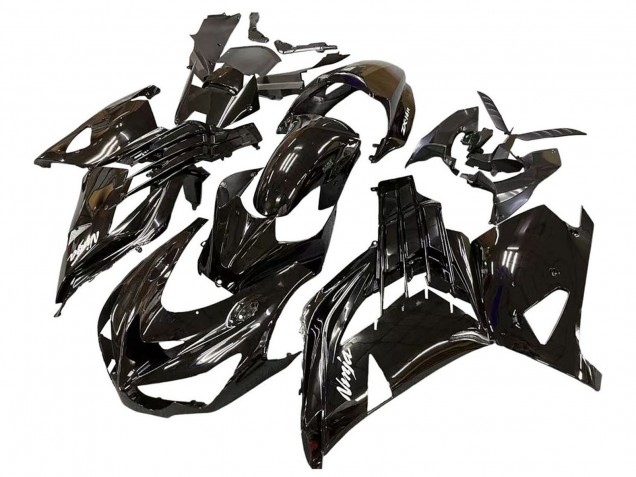 Carenados Moto Kawasaki ZX14R ZZR1400 2012-2024 - Negro Brillante Negro Mate Blanco Ninja
