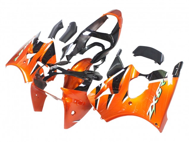 Carenados Moto Kawasaki ZX6R 2000-2002 - Naranja Negro