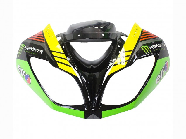 Carenados Moto Kawasaki ZX6R 2009-2012 - Verde Negro Brillante Amarillo Blanco Rojo Elf Monstruo