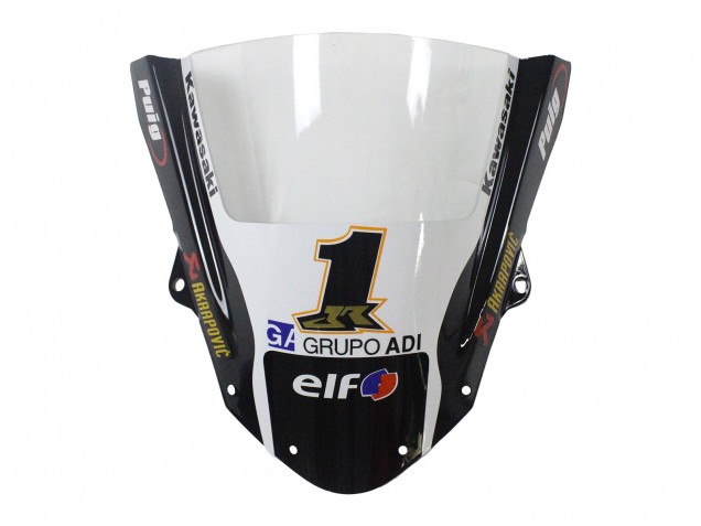 Carenados Moto Kawasaki ZX6R 2009-2012 - Verde Negro Brillante Amarillo Blanco Rojo Elf Monstruo