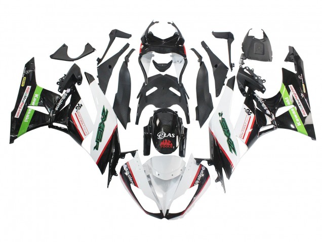 Carenados Moto Kawasaki ZX6R 2009-2012 - Blanco Rojo Negro Verde
