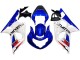 Carenados Moto Suzuki GSXR1000 2000-2002 - Blanco Azul Rojo