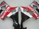 Carenados Moto Suzuki GSXR1000 2000-2002 - Rojo Plata Blanco Negro