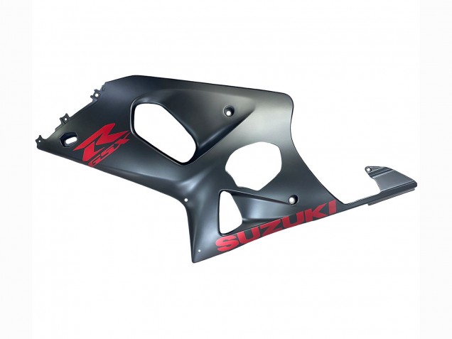Carenados Moto Suzuki GSXR1000 2000-2002 - Gris Mate Rojo Calcomanía