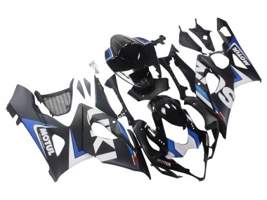 Carenados Moto Suzuki GSXR 1000 2005-2006 - Negro Azul Blanco Motul