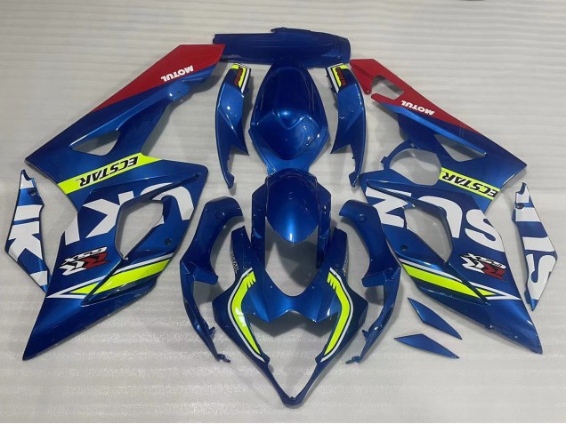 Carenados Moto Suzuki GSXR 1000 2005-2006 - Azul Amarillo Rojo Motul Ecstar