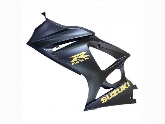 Carenados Moto Suzuki GSXR 1000 2007-2008 - Negro Mate Oro Calcomanía