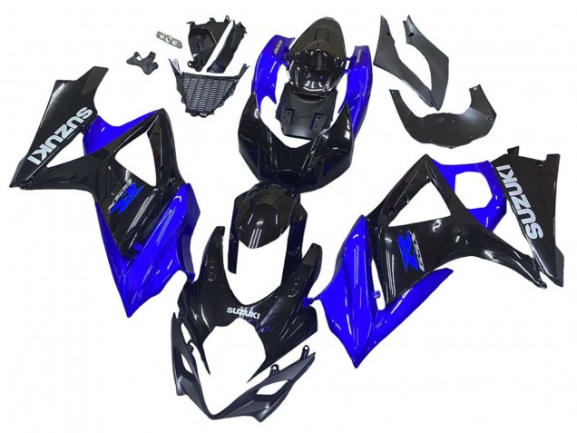 Kits Carenado Moto Suzuki GSXR 1000 2007-2008 - Azul Negro Brillante