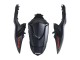 Carenados Moto Suzuki GSXR 1000 2007-2008 - Negro Mate Rojo Calcomanía