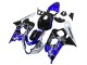 Carenado Moto Suzuki GSXR 600 / GSXR 750 2004-2005 - Blanco Azul Negro Corona Motul
