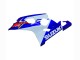 Carenado Moto Suzuki GSXR 600 / GSXR 750 2004-2005 - Blanco Azul Rojo