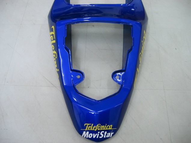 Carenados Moto Suzuki GSXR 600 / GSXR 750 2004-2005 - Azul Blanco Amarillo Verde Telefonica Motul MoviStar