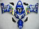 Carenados Moto Suzuki GSXR 600 / GSXR 750 2004-2005 - Azul Blanco Amarillo Verde Telefonica Motul MoviStar